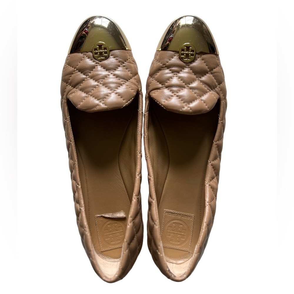 Tory Burch • Kaitlin Cap Toe Quilted Loafer Flats